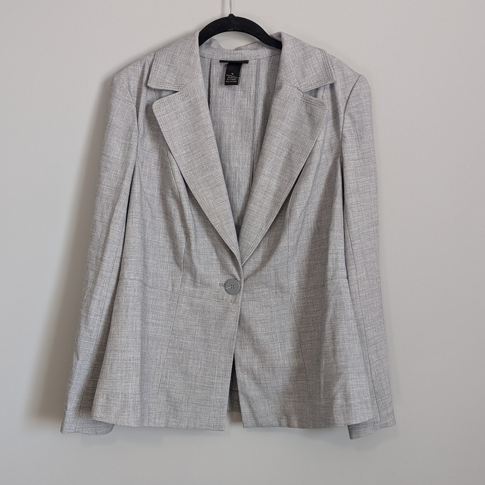 Lane Bryant Light Gray Blazer